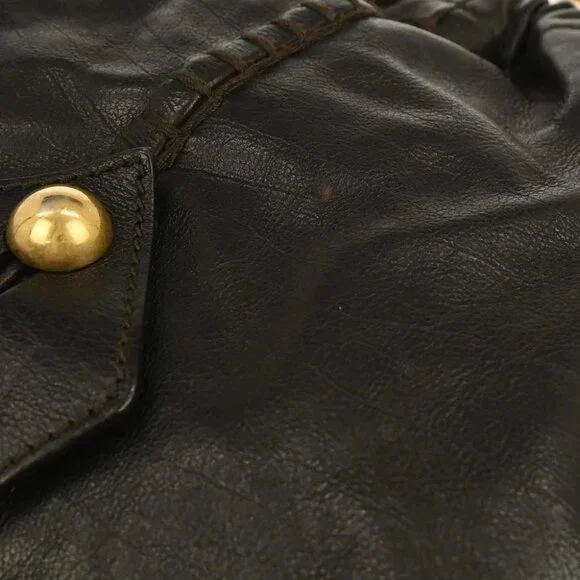 Yves Saint Laurent Dark Brown Medium Mombasa Handbag - Picture 4 of 10